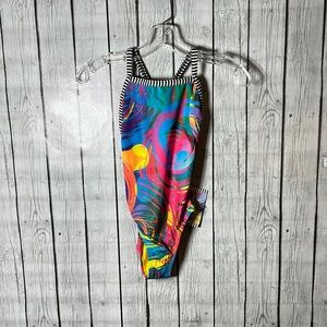 Dolfin Uglies printed swim suit size 30